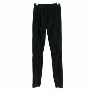 LAMARQUE 100% Leather Suede Moto Leggings size Small